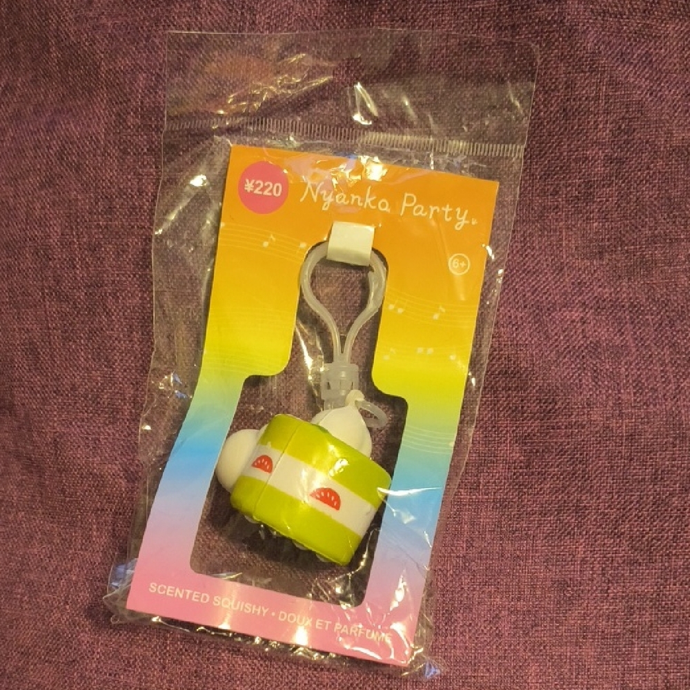 NWT Nyanka Party Green Scented Squishy Toy